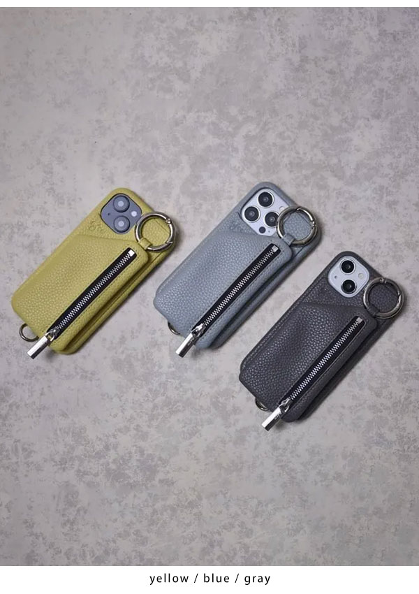 ajew iPhone13pro ケース ストラップセット iPhone13/13pro対応】【即納】 エジュー ajew cadenas zipphone case