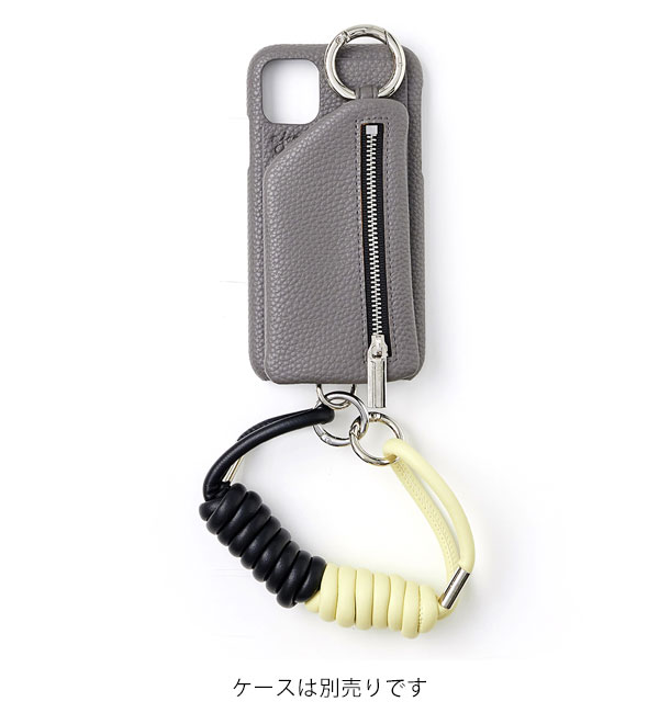 エジュー ajew coil strap Coil strap / pinkbeige×darkbrown (発送はご注文から3営業日