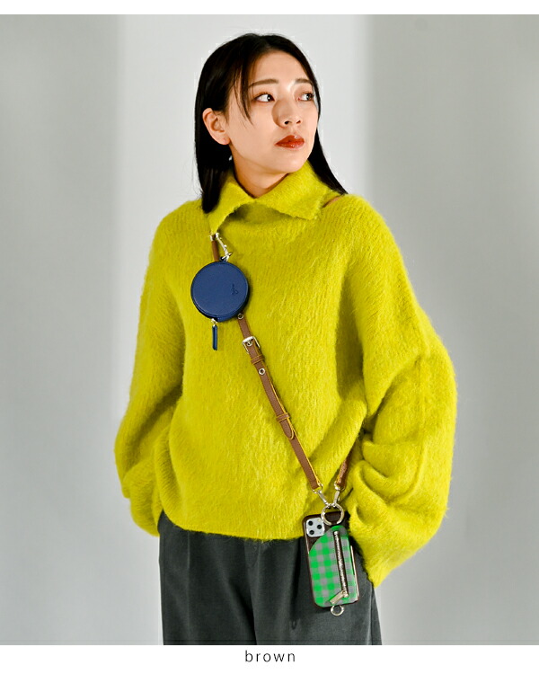 iPhone - 【0205-1】ajew／Canavirar circle shoulder 楽天市場】【即納】 【紐のみ】エジュー ajew Canavirar circle