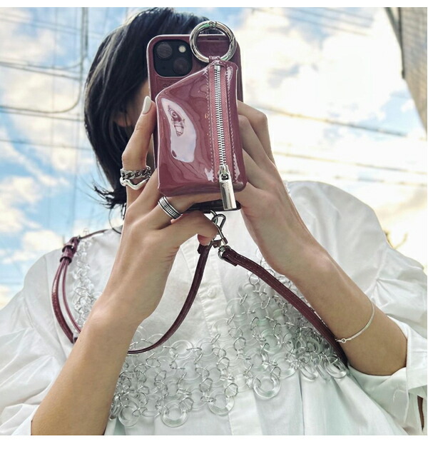 即納】【iPhone対応】 エジュー ajew patent case shoulder