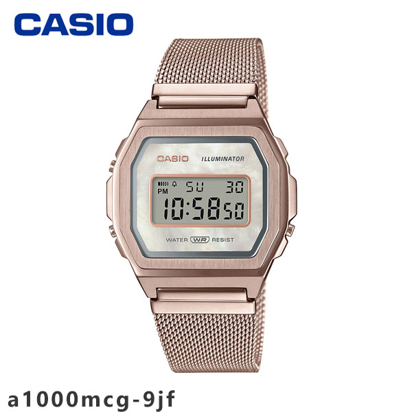 ｴﾝﾄﾘｰでﾎﾟｲﾝﾄ上乗ｾ 【即納】 【国内正規品】 カシオ CASIO A1000MCG-9JF 腕時計 時計 ウォッチ a1000mcg-9jf ギフト