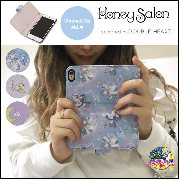 ハニーサロン Honey Salon 12月上旬予約 美少女戦士セーラームーンiphone6 6sケース レディース Iphone Iphone6 6s アイフォンケース アイフォンカバー ケース カバー 手帳型 コラボ アニメ セーラームーン Fhb 1087