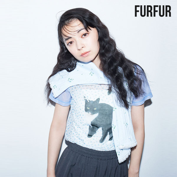 【FURFUR】UMBROコラボモノグラム柄シアートップス FURFUR （ファーファー)UMBROコラボモノグラム柄シアートップス