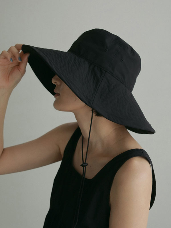 ｴﾝﾄﾘｰでﾎﾟｲﾝﾄ上乗ｾ アンヌーク anuke 2026Prefall 小物 Stitch Nylon Hat 5月中旬～6月上旬予約 ステッチナイロンハット 帽子 アウトドア キャンプ 海 25秋冬 62511006