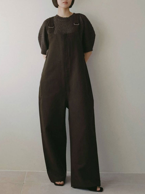 ｴﾝﾄﾘｰでﾎﾟｲﾝﾄ上乗ｾ アンヌーク anuke 2026Prefall オールインワン Cotton Wide Salopette 8月中旬～9月上旬予約 コットンワイドサロペット ワンピース フルレングス 26秋冬 62620304 14,256円