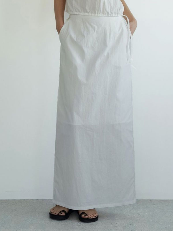 ｴﾝﾄﾘｰでﾎﾟｲﾝﾄ上乗ｾ 【即納】 アンヌーク anuke ボトムス Cutoff Straight Skirt カットオフストレートスカート ロング丈 62510404 62510810 8,712円