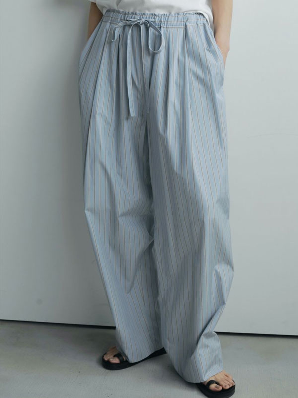楽天市場】【予約】anuke アンヌーク Stripe Rough Pants 24春夏予約