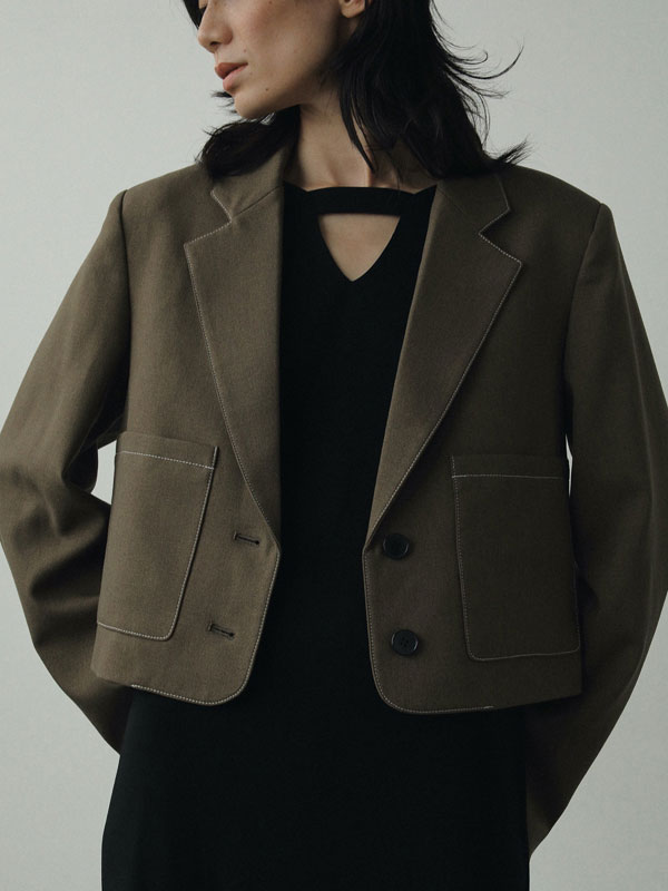 楽天市場】【即納】ànuke アンヌーク anukeHeather Short Jacket