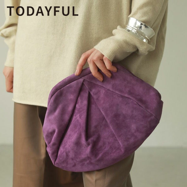 SALE50%OFF】TODAYFUL トゥデイフル Suede Clutch Bag スエード  