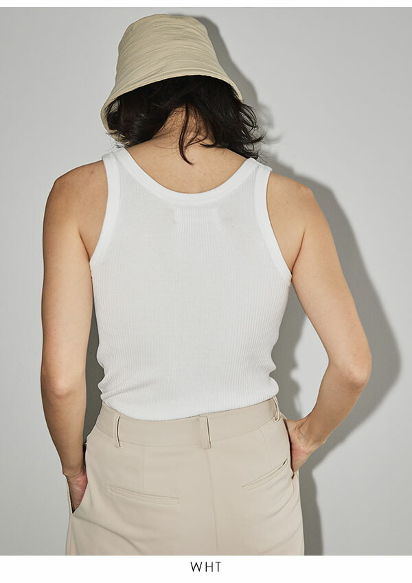 TODAYFUL トゥデイフル Seamless Rib Tanktop 一部6月上旬〜下旬予約 シームレスリブタンクトップ トップス インナー  ノースリーブ 12310605