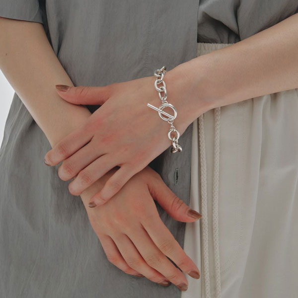 【即納】 トゥデイフル TODAYFUL Oval Chain Bracelet (Silver925) オーバルチェーンブレスレット アクセサリー 12420904|ダブルハート(DOUBLE HEART)