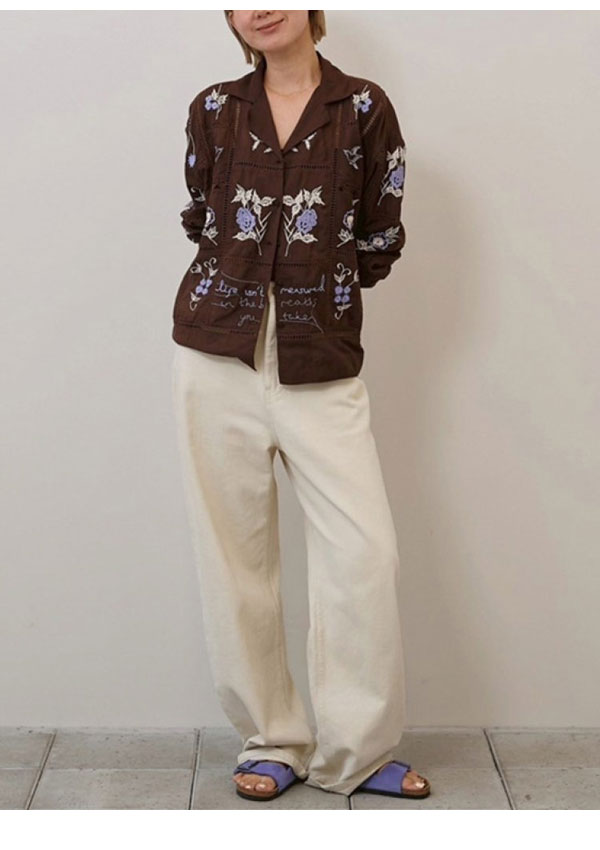 即納】 トゥデイフル TODAYFUL 2026springsummer トップス Embroidery
