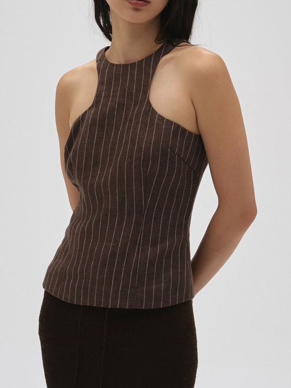 【即納】トゥデイフル TODAYFUL 2026springsummer トップス Stripe Americansleeve Tops ストライプアメリカンスリーブトップス アメスリ ノースリーブ 12610108 12610429 26春夏｜ダブルハート（DOUBLE HEART）