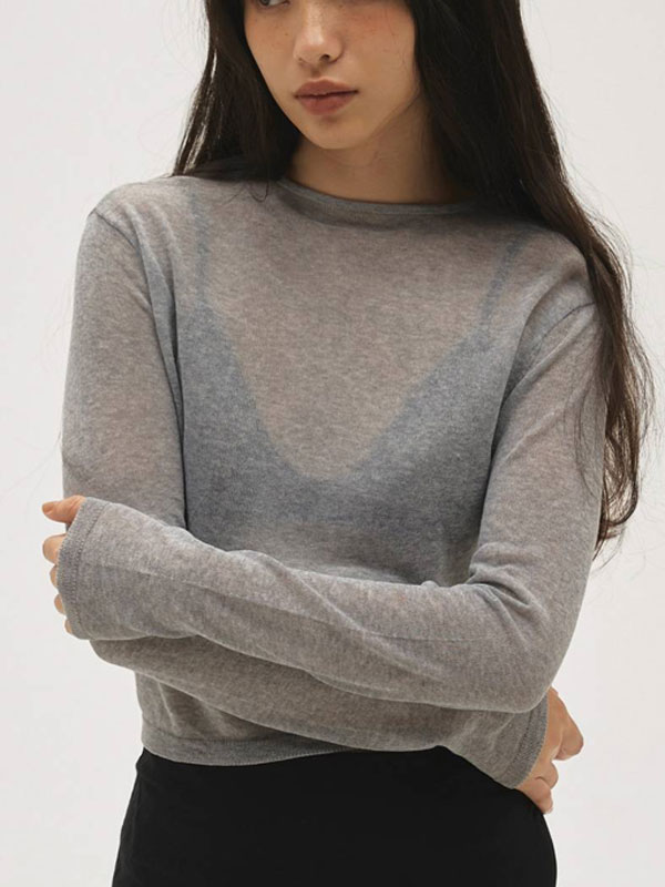 ｴﾝﾄﾘｰでﾎﾟｲﾝﾄ上乗ｾ 【予約販売】トゥデイフル TODAYFUL 2026springsummer トップス Compact Sheer Knit 4月上旬～下旬予約 コンパクトシアーニット 長袖 ミドル丈 12610514 26春夏 11,011円