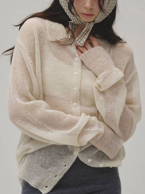 【予約販売】トゥデイフル TODAYFUL 2026Prefall トップス Soft Mohair Cardigan 9月中旬～10月上旬予約 ソフトモヘアカーディガン シアー 長袖 12620507 26秋冬｜ダブルハート（DOUBLE HEART）