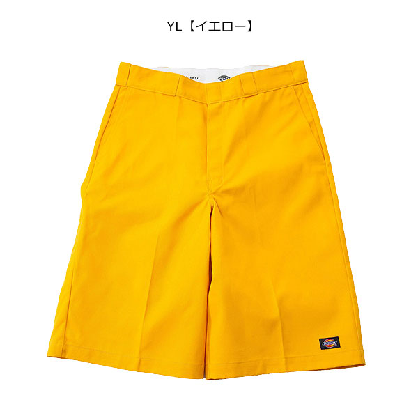 dickies yellow shorts