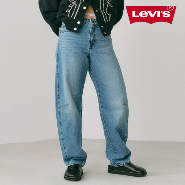 【SALE10%OFF】【即納】 Levi's リーバイス ボトムス BAGGY DAD BARREL バギーダッドバレル デニム ジーンズ 0039a-0002|ダブルハート(DOUBLE HEART)