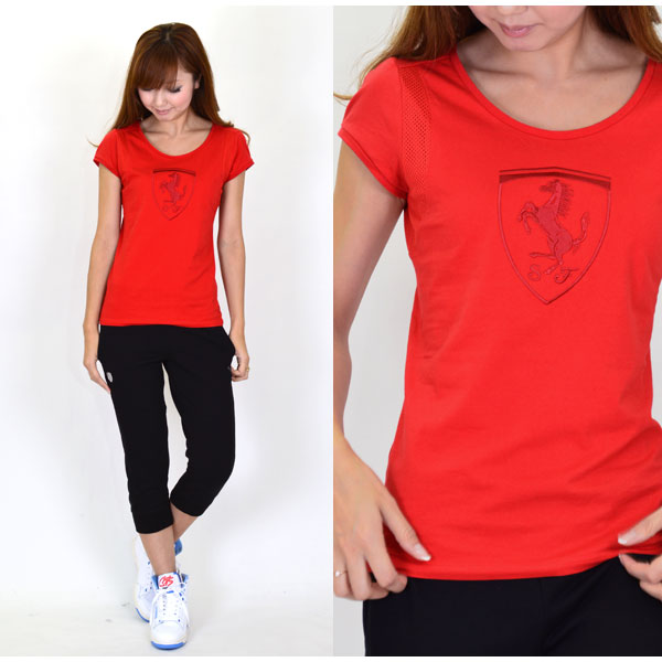 puma ferrari t shirt red