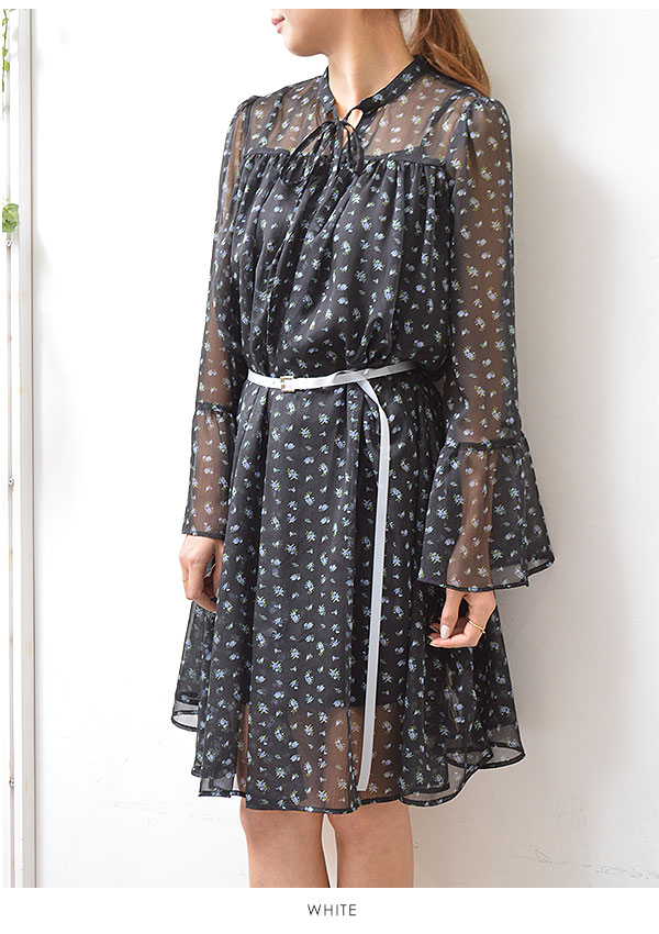 DOUBLEHEART スナイデル snidel clear long belt belt Lady's thin