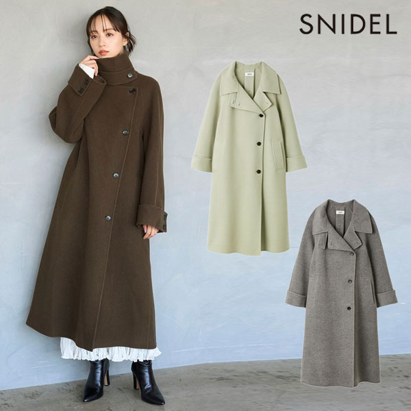 スナイデル　シャギーロングコート SWFC245046 レディース 楽天市場】【即日出荷】(12%OFF) snidel スナイデル シャギーロング