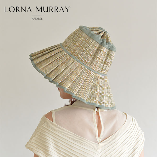 Lorna Murray ローナマーレイ 5月下旬予約 Polynesia Island Capri レディース 帽子 ハット ストローハット つば広 プリーツ ハンドメイド 手作り サスティナブル コンパクト 小物 刺繍 カジュアル プレゼント 環境 エコ 天然素材 日除け 時好 Polynesia Ic Krp Com