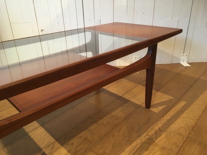 楽天市場 ジープラン ガラストップ コーヒーテーブル G Plan Glass Top Coffee Table 2606 024 ダブルデイ Doubleday アンティーク ビンテージ 家具 雑貨 Doubleday Onlineshop