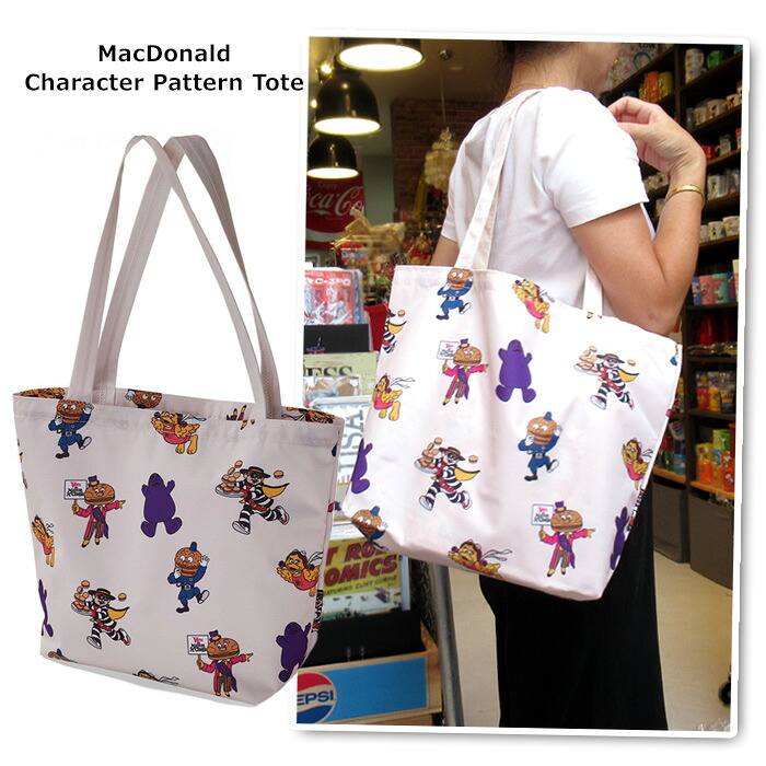 楽天市場】マクドナルド オフィシャルグッズ トートバッグ コットン