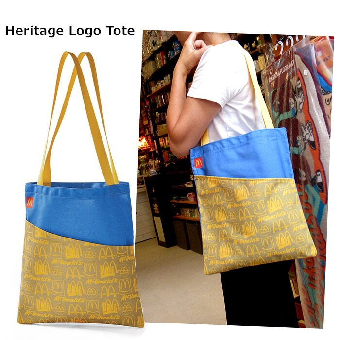 楽天市場】マクドナルド オフィシャルグッズ トートバッグ キャンバス