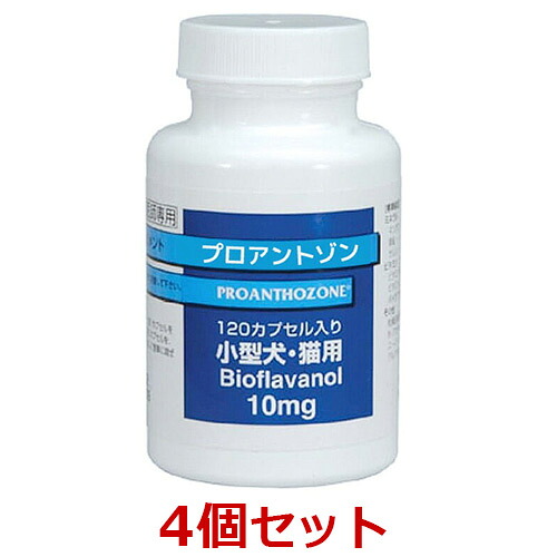 【4個セット】【プロアントゾン 10mg(120カプセル)×4個】【小型犬・猫用】【共立製薬】(プロアントゾン10mg) (発)|ペット犬猫療法食動物病院 2号店