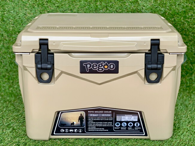 楽天市場】pegoo アイスランド ハードクーラーボックス 20QT 18.9L