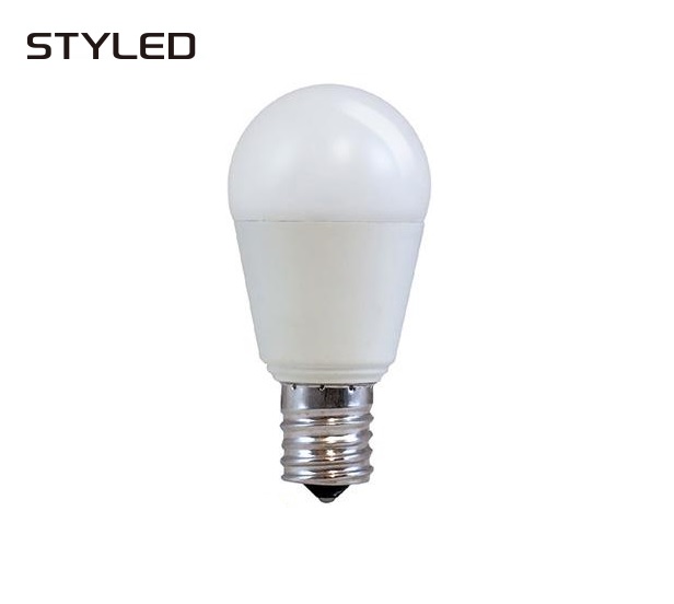 【12個セット】LED電球 60W 電球色 口金E17 広配光STYLED スタイルド HA6T17LS1