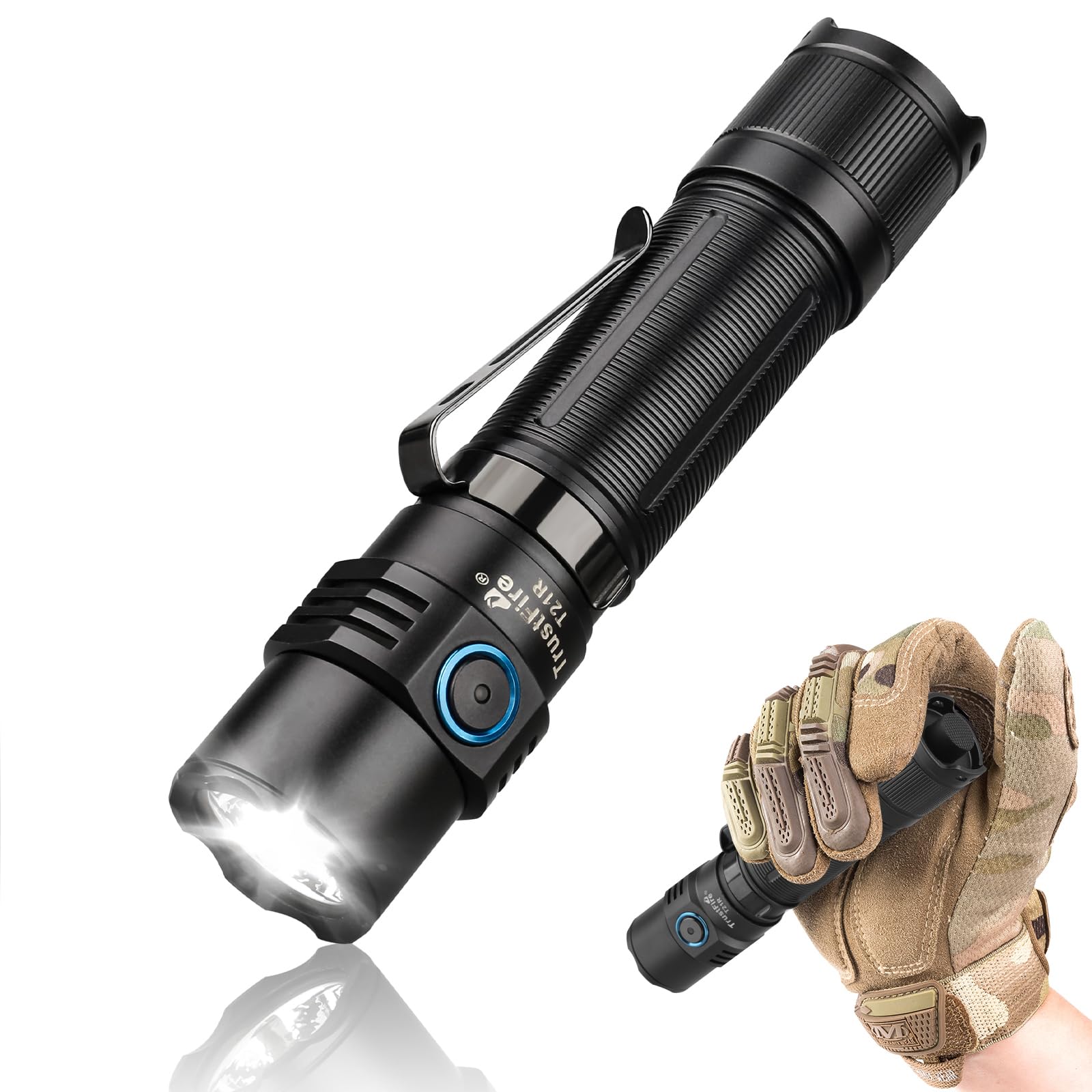 【2025新改良】TrustFire T21R 懐中電灯 2600ルーメン ledライト 軍用 フラッシュライト 強力 最強 タクティカルライト 高輝度 USB-C充電式 戦術的ハンディライト 5つ調光モード 耐衝撃 IPX8防水 小型 アウトドア 登山 ｜道具セレクション