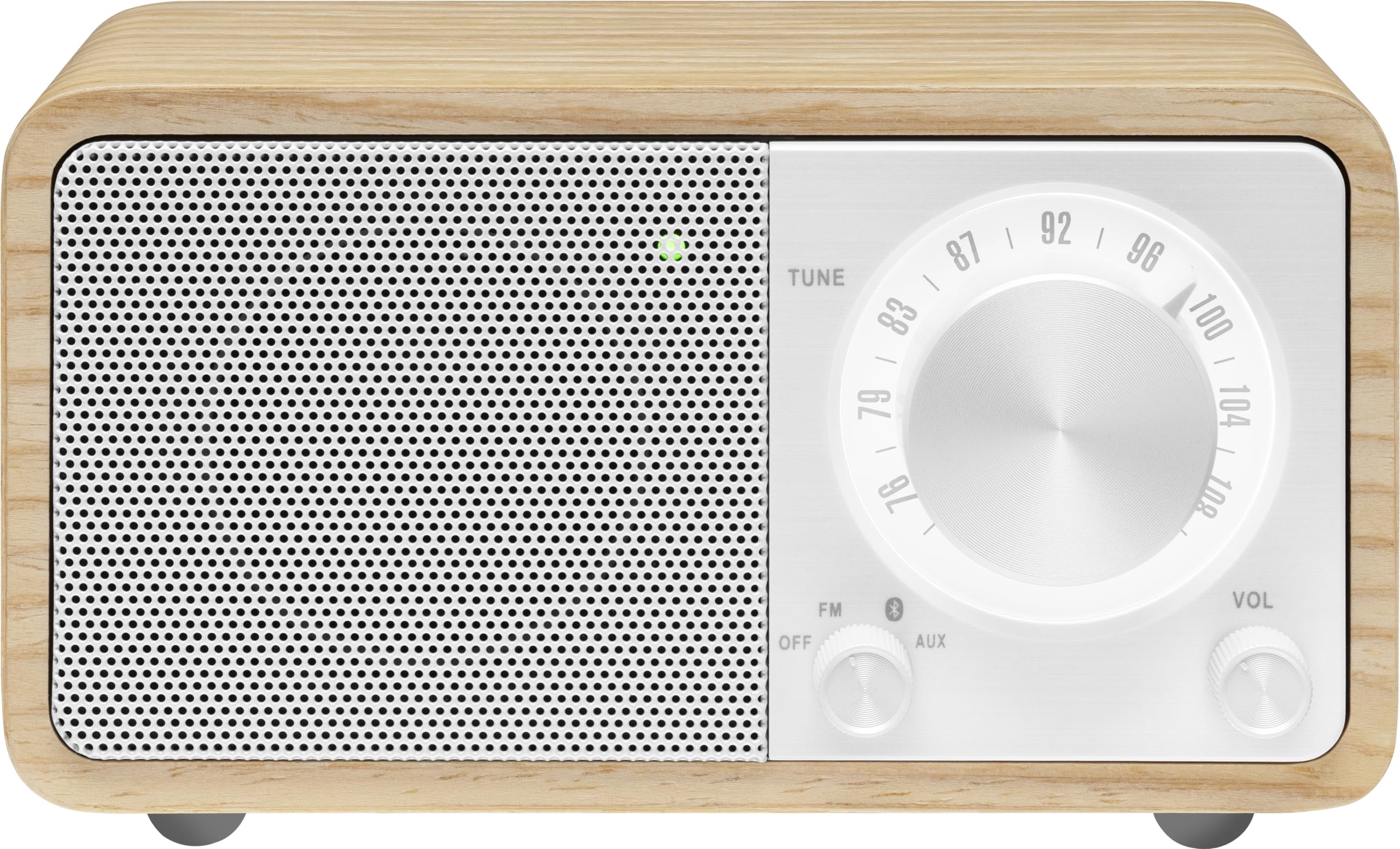 【国内正規品】Sangean WR-301 ワイドFM対応 FMラジオ・Bluetoothスピーカー (ホワイトオーク/パールホワイト)