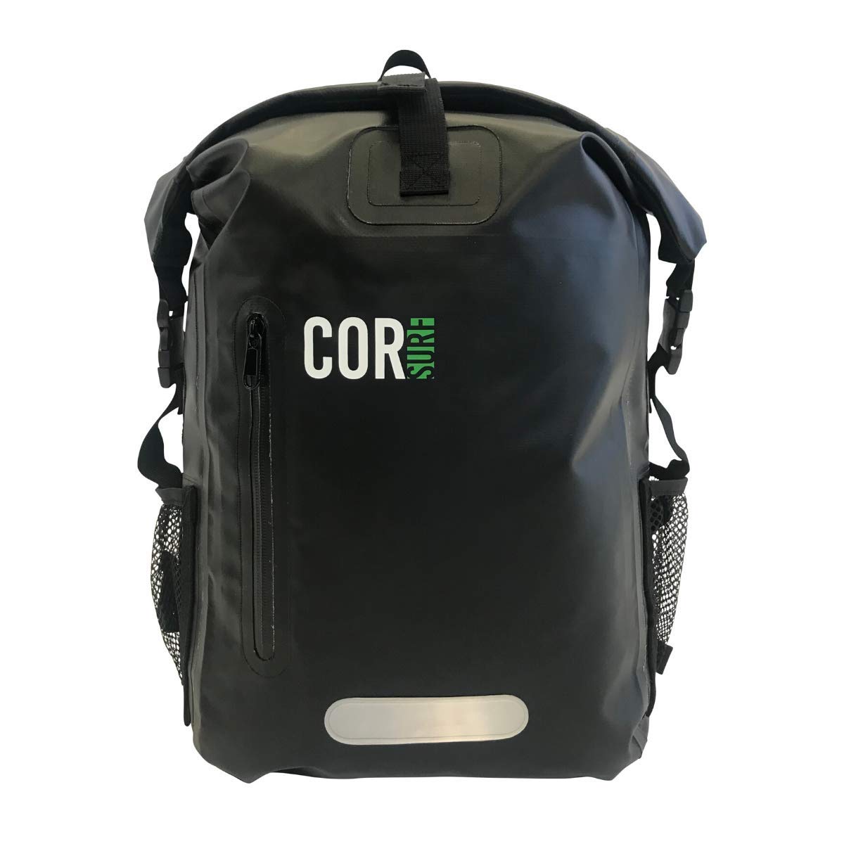 [COR Surf] 防水 リュックサック ノートパソコン用 パッドポケット付き 旅行、サイクリング、キャンプ、ハイキング、カヤック、ラフティング、サーフィンに ドライ バックパック 防水バック ドライバック (25L, ブラック)