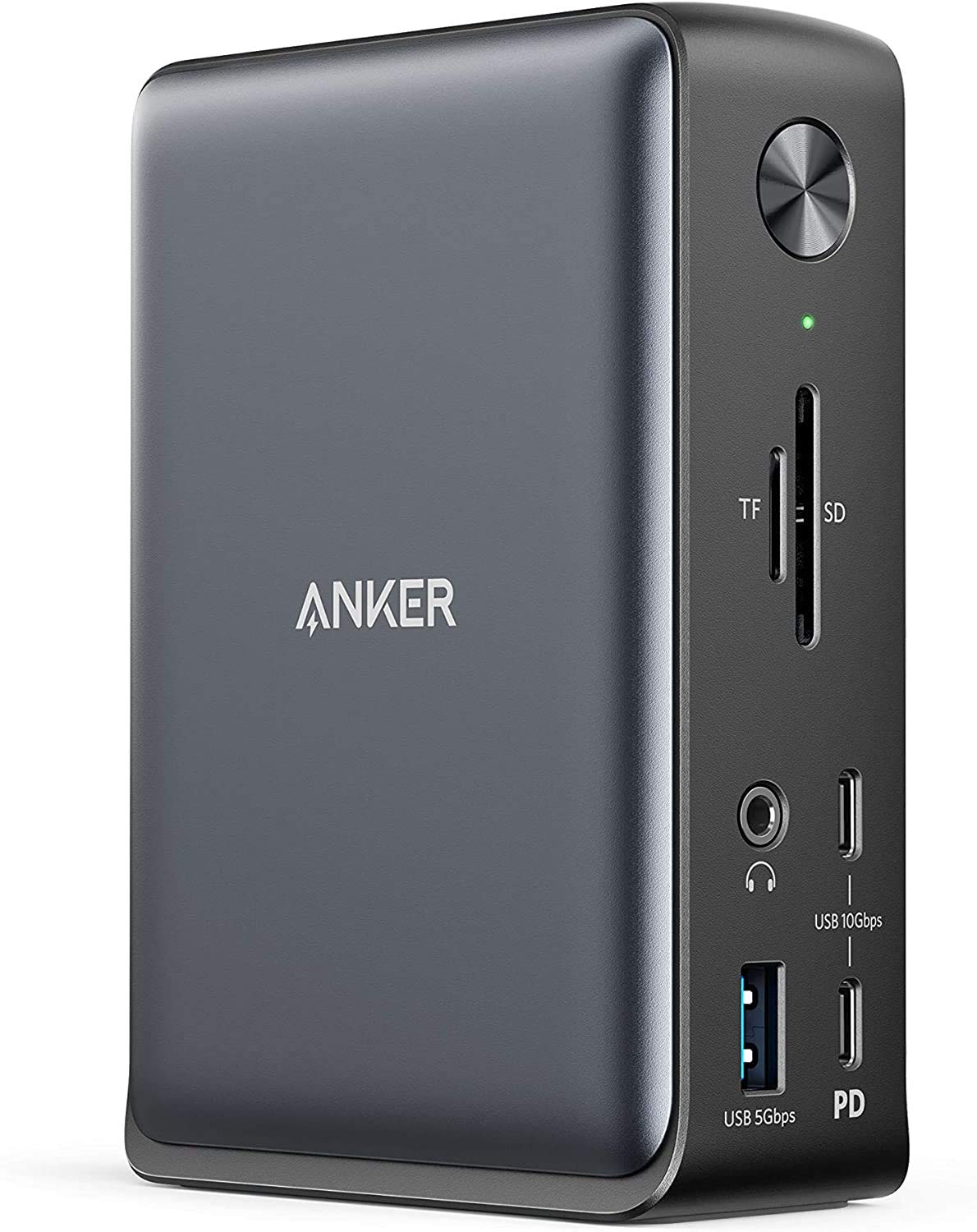 Anker PowerExpand 13-in-1 USB-C Dock ドッキングステーション 85W出力 4K対応 HDMIポート 1Gbps イーサネットポート 3.5mm オーディオジャック USB-A USB-Cポート microSD＆SDカード