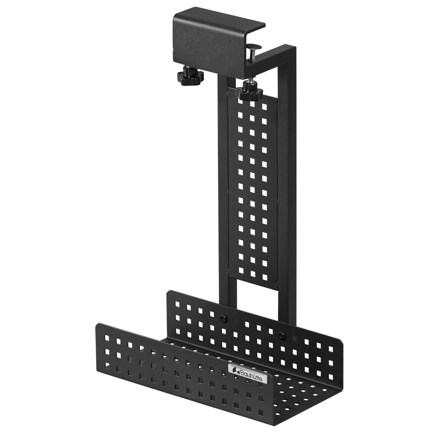 Bauhutte (バウヒュッテ) ゲーム機収納ラック デスク下タイプ PS5対応 旧型 新型対応 クランプ式 BHS-330G-BK｜道具セレクション