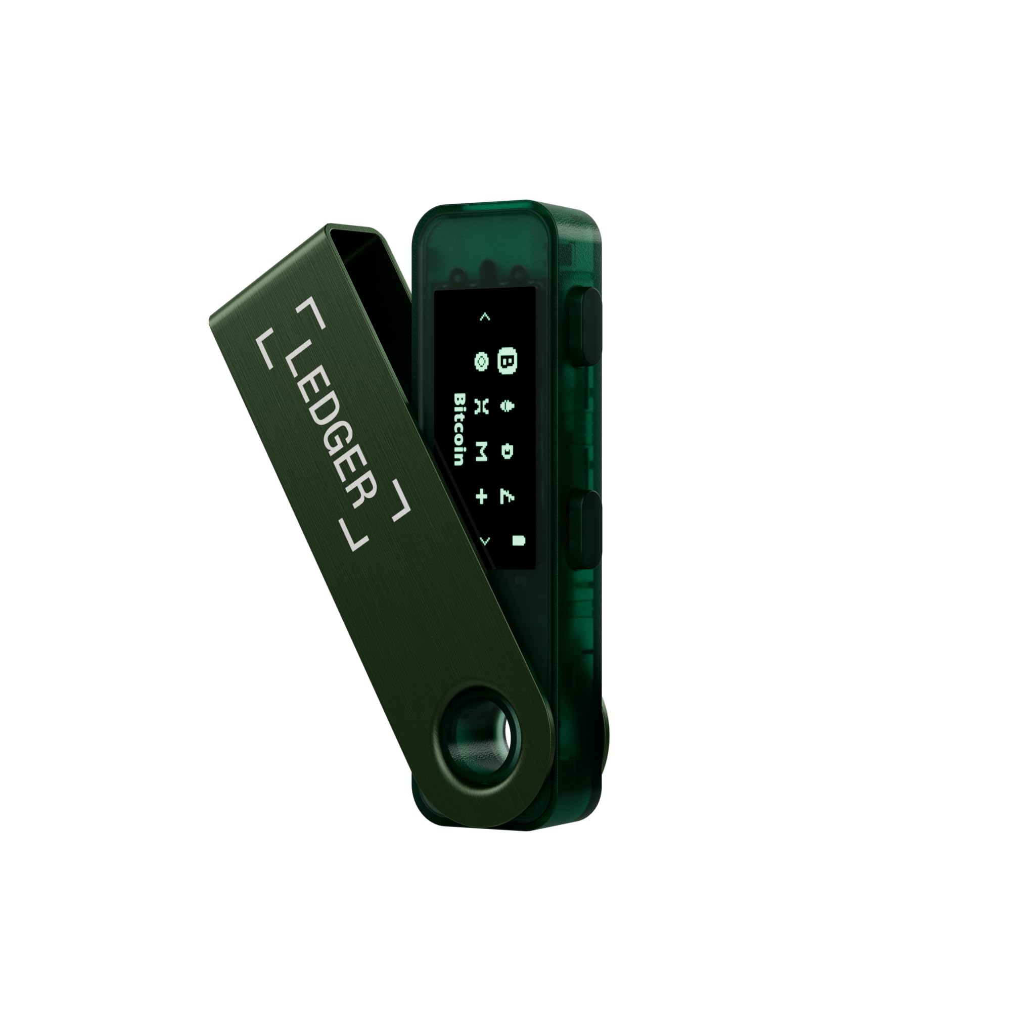 暗号資産ハードウェアウォレットLedger Nano S Plus - 暗号資産、NFT、トークンを安全に保護 デスクトップとAndroidに対応 (エメラルドグリーン)