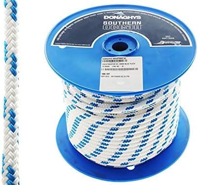 DONAGHYS ヨットマスター XS リギングロープ Yatchtmasterリギング ロープ ツリークライミング アーボリスト ツリーケア (ブルー, 14mm×50m)