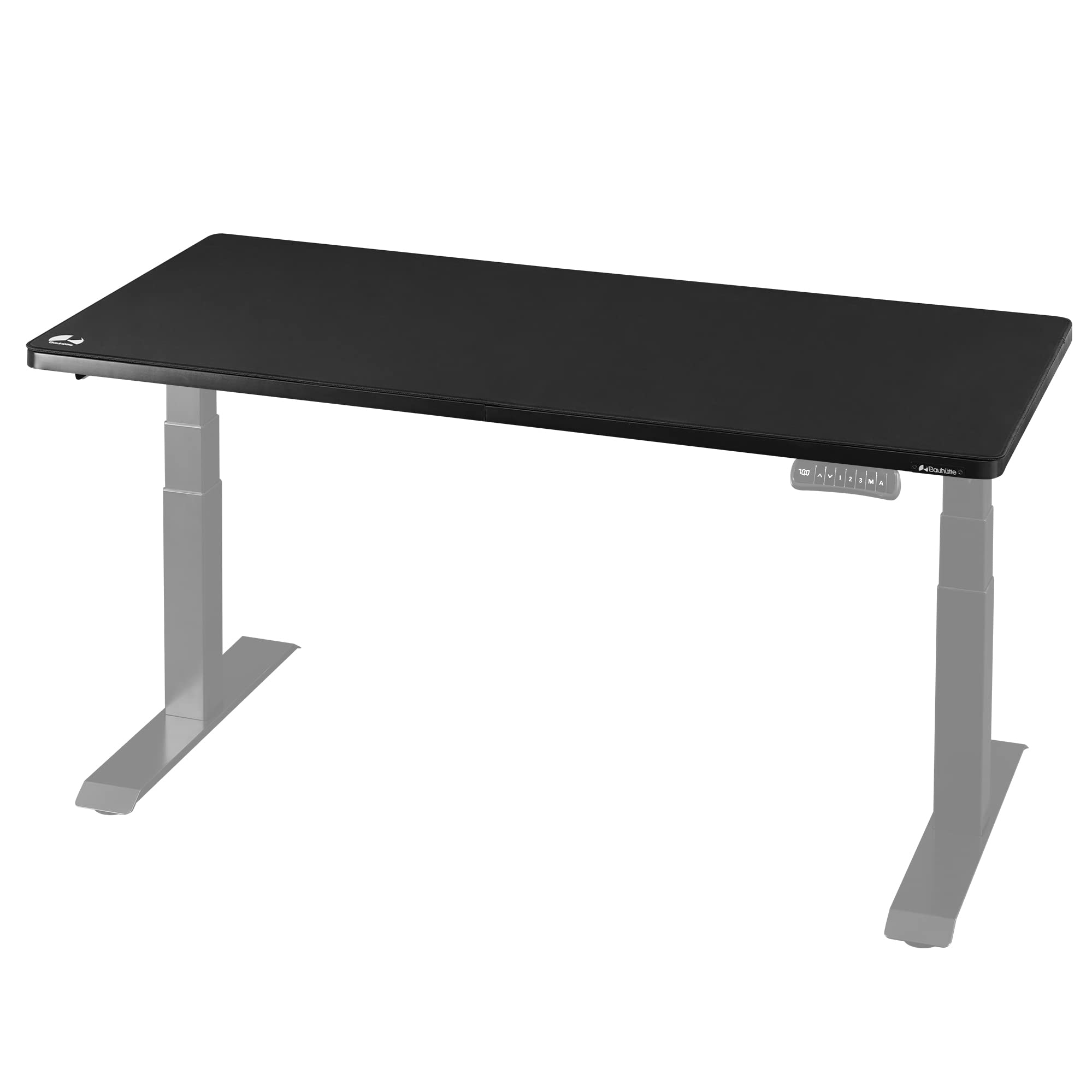 Bauhutte ( バウヒュッテ ) 電動スーパーゲーミングデスク (幅140×奥行き70cm,天板高 50・101cm) 寝る、立つ、座る。三大ゲーム姿勢をフルカバー 広々とした作業領域を確保 たわみに強いタフ天板(厚み2.5cm) 天板をまるごと覆え