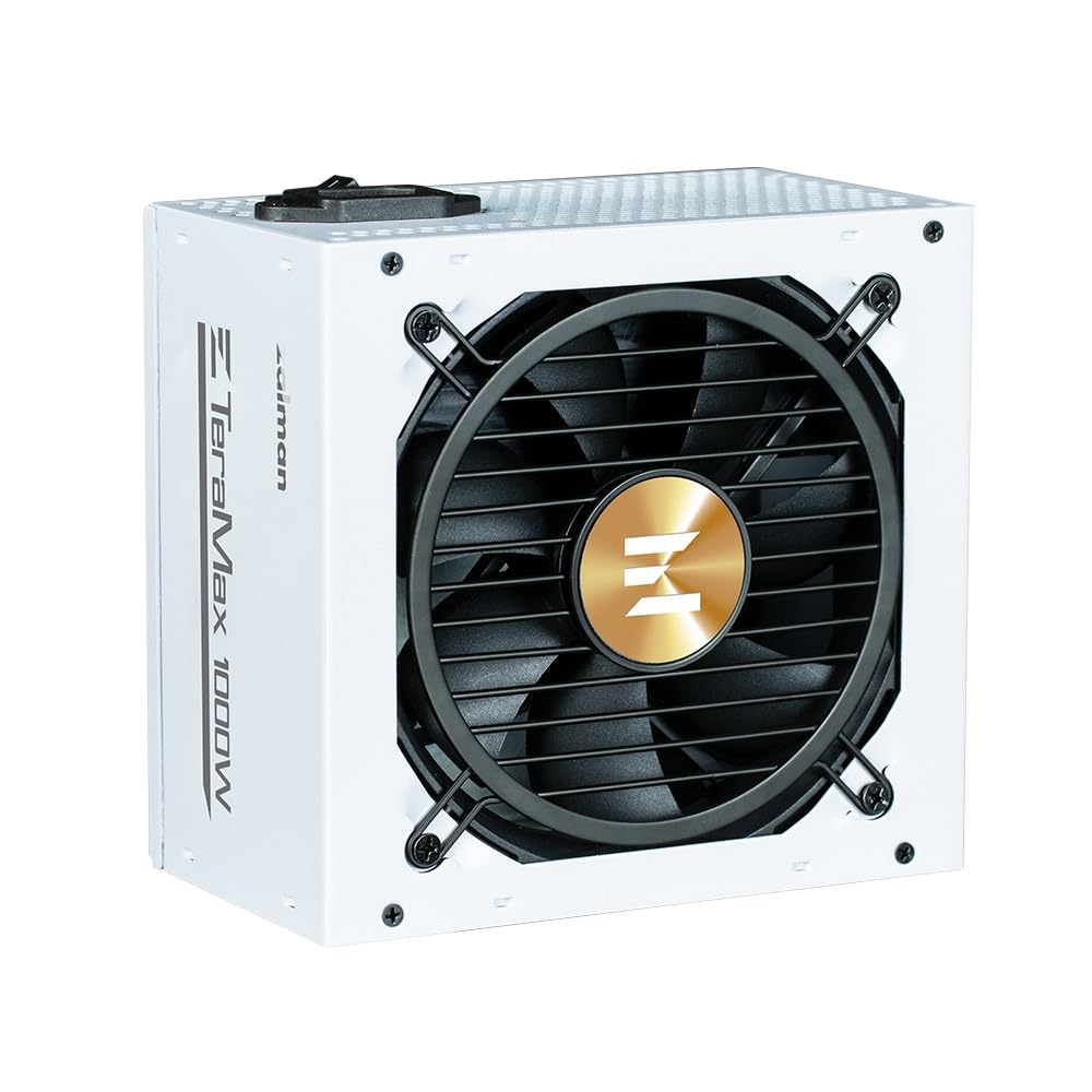 ZALMAN TeraMax II 1000W 80PLUS GOLD認証 フルプラグイン ATX3.0対応 7年保証 1000W PC電源ユニット ホワイト ZM1000-TMX2 WH PS1345|道具セレクション