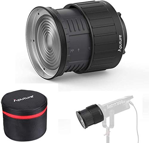 [Aputure] Fresnel 2X フレネルマウント 新型 Fresnel II レンズ LED定常光ライト用 集光アダプタ 120D用レンズマウントMark 2 120DライトストームLS C300Dおよびその他のBowen-Sマウント対応