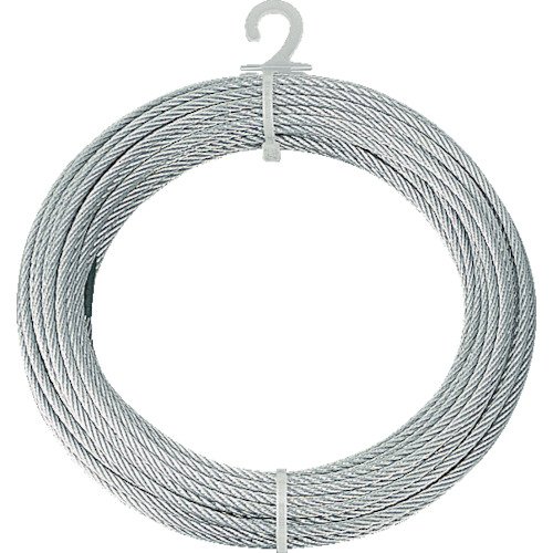 TRUSCO(トラスコ) メッキ付ワイヤーロープ Φ4mmX10m CWM-4S10 × 20巻 【ケース販売】