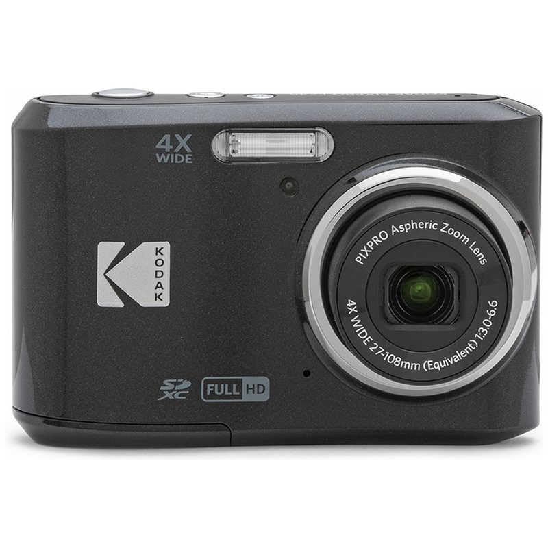 デジタルカメラ PIXPRO FriendlyZoom FZ45 Kodak コダック 4倍光学ズーム 1600万画素 フルHD(1080p)動画撮影 アルカリ乾電池対応モデル ブラック