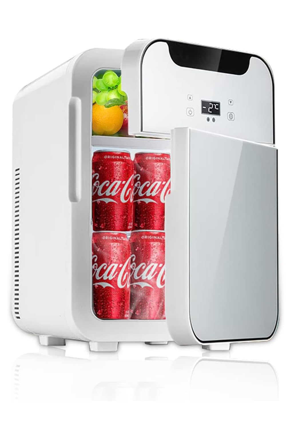 冷蔵庫 小型 20L ミニ冷蔵庫 LCD温度表示 冷温庫 ペルチェ式 収納バッグ 保温&保冷 -9°C~65°C 小型 便利 省エネ AC/DC給電 静音 化粧品 車中泊 アウトドア キャンプ 家庭用 PSE認証済
