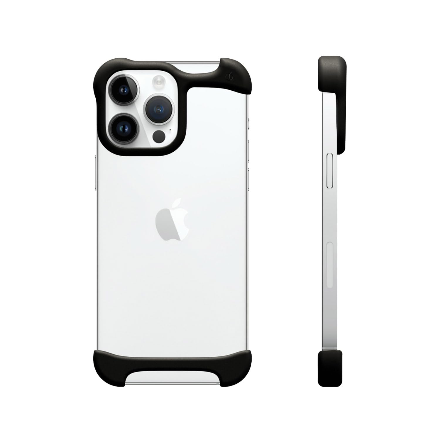 Arc Pulse iPhone 14 Pro ケース アルミバンパー 裸 耐衝撃 ヨーロッパ発 2重構造 スライドオン装着 保護カバー スリム ワイヤレス充電対応 magsafe対応 AC24900i14P メタル マットブラック 国内正規品