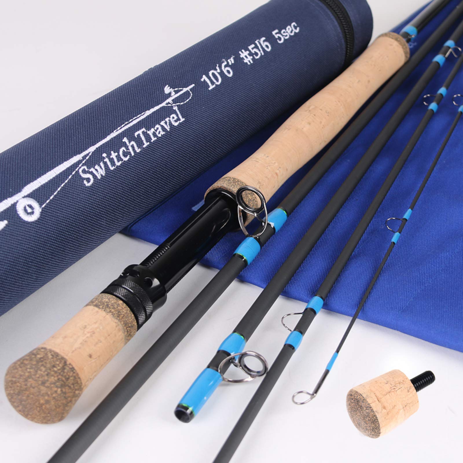 M MAXIMUMCATCH Maxcatch V-Switch 両手スイッチロッド フライロッド カーボン4ピースロッド (Switch Travel フライロッド(5ピース), 10'6"ft 5/6wt)|道具セレクション