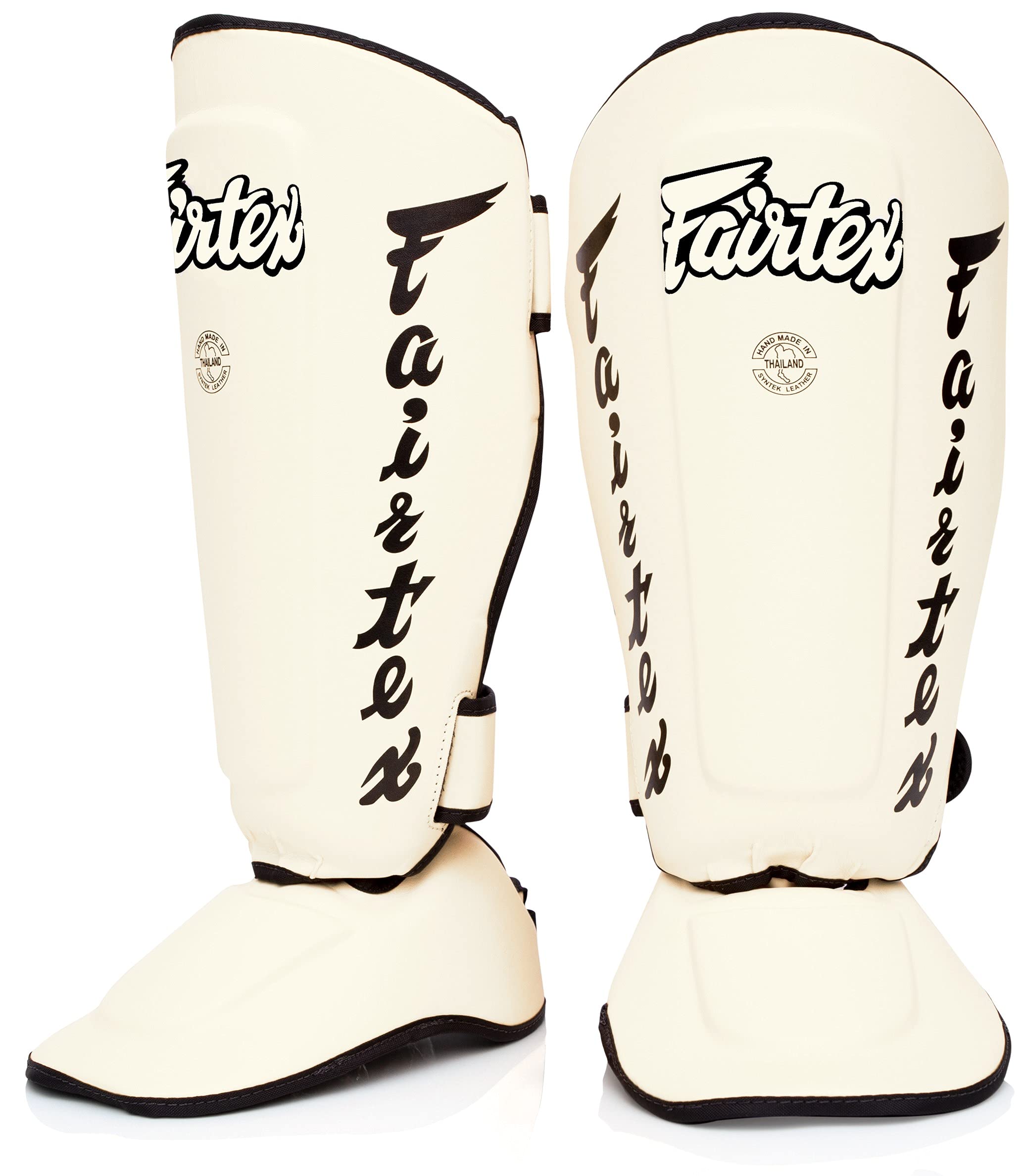 Fairtex SP7 ムエタイ シンガード レガース Sサイズ ホワイト|道具セレクション