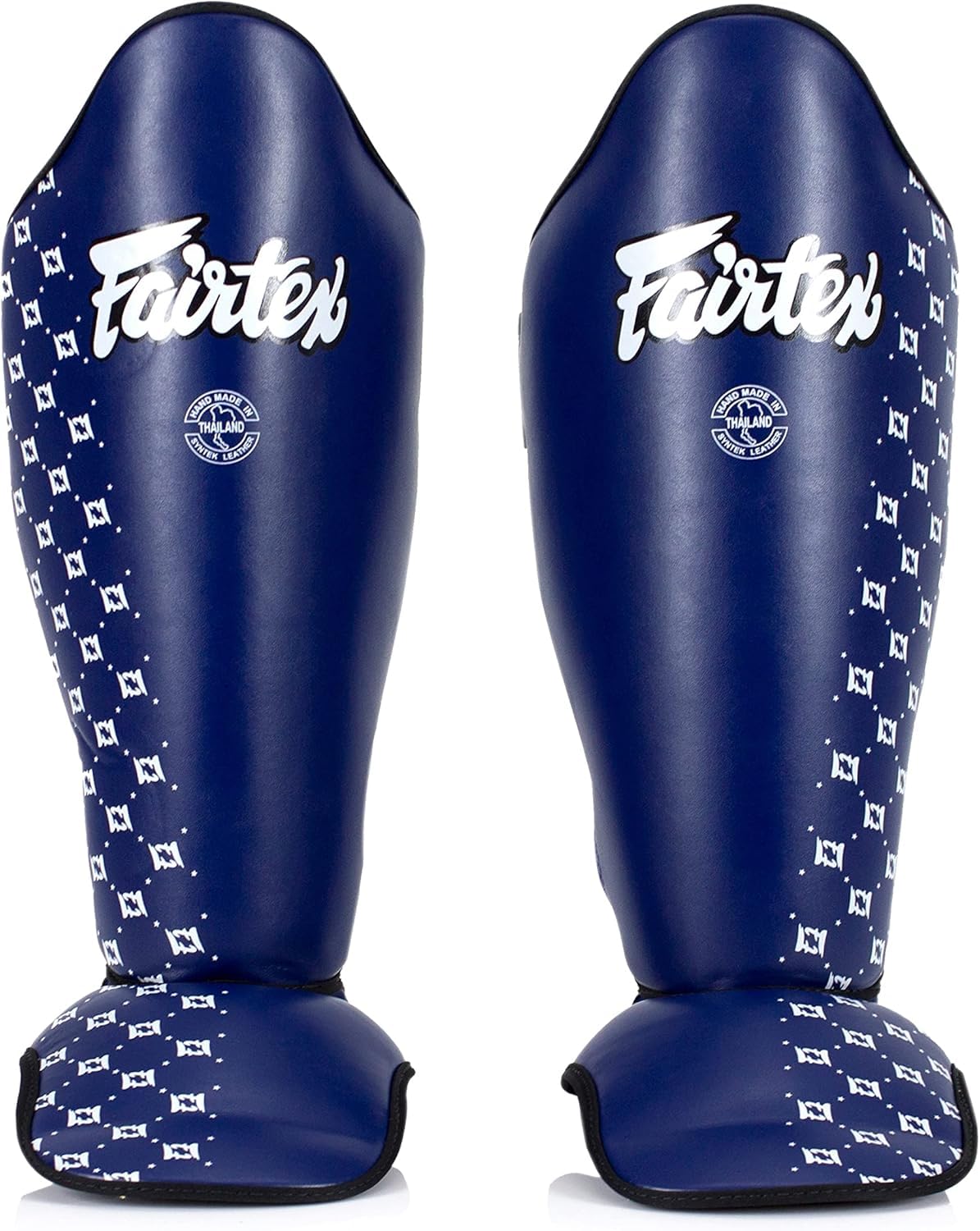 Fairtex 競技用 ムエタイ シンガード SP5 ・ ブラック ブルー イエロー レッド L