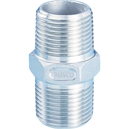 TRUSCO(トラスコ) ねじ込み管継手 SUS 六角ニップル 10A TSTN10A &times; 50個 【ケース販売】｜道具セレクション