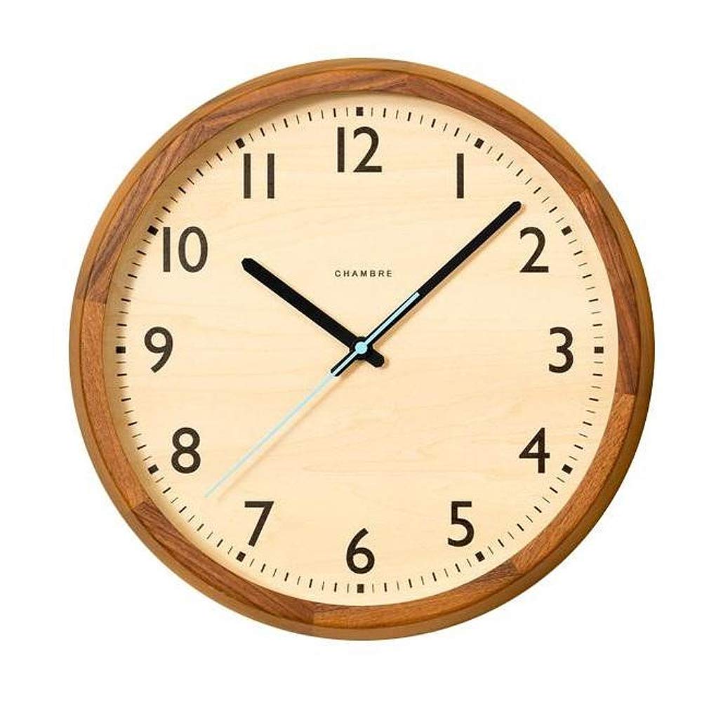 インターゼロ CHAMBRE DROP CLOCK 電波時計 ウォルナット CH-039WN w306×h306×d50mm